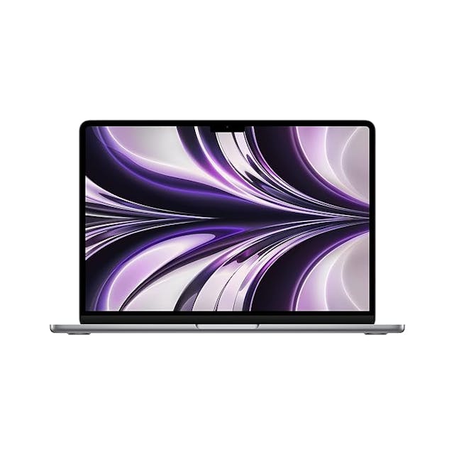 Apple 2022 MacBook Air Laptop with M2 chip: 34.46 cm (13.6-inch) Liquid Retina Display, 8GB RAM, 512GB SSD Storage, Backlit Keyboard, 1080p FaceTime HD Camera. Works with iPhone/iPad; Space Grey